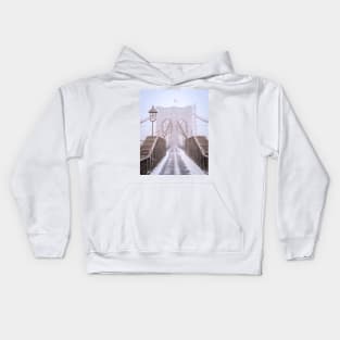 Brooklyn Bridge Winter Kids Hoodie